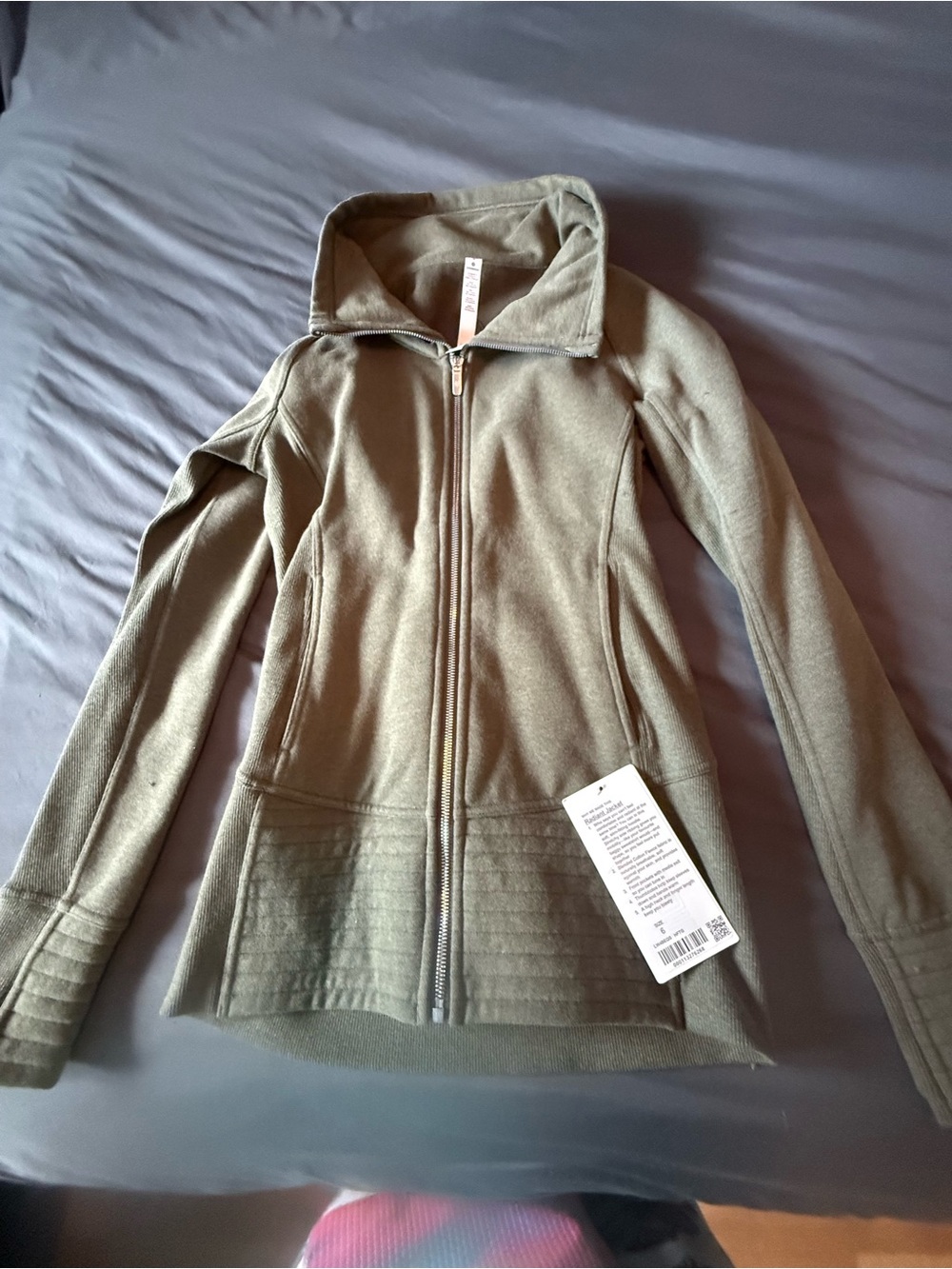 The North Face Olive Green Full-Zip Women's Jacket